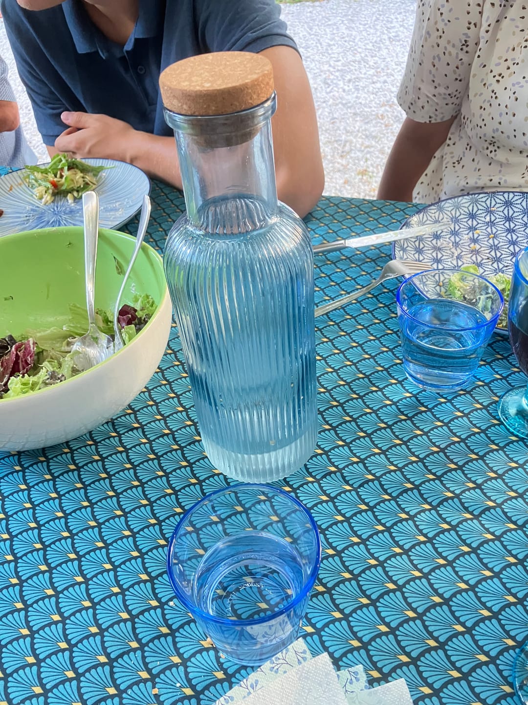Customer photo review of Cosy & Trendy Karaf met Kurk - Waterkaraf - Raya - Blauw - 1 Liter