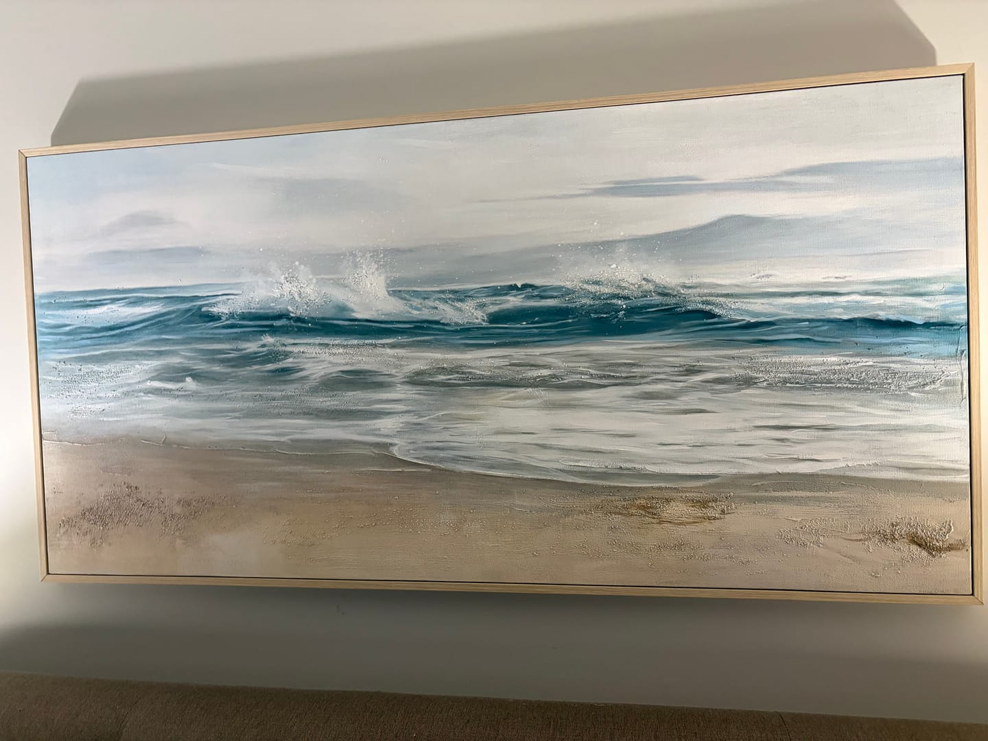 Customer photo review of Sea & Sky Abstract Wall Art #MS306
