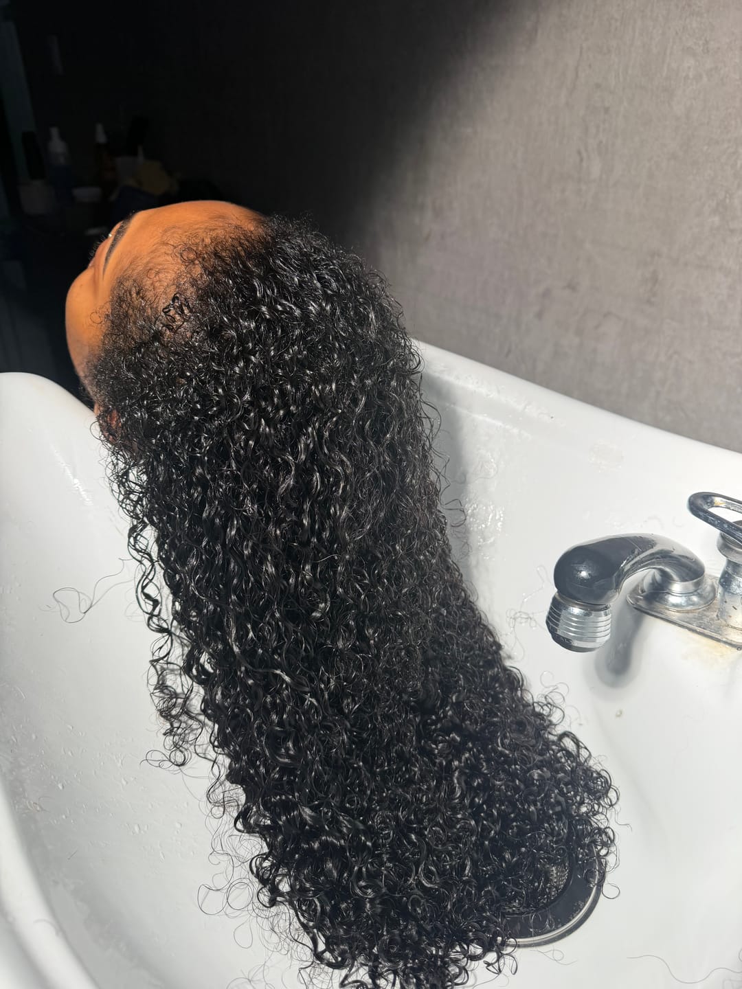 Customer photo review of LM Baby Curly™️ (Low-Maintenance Collection)- Virgin Hair