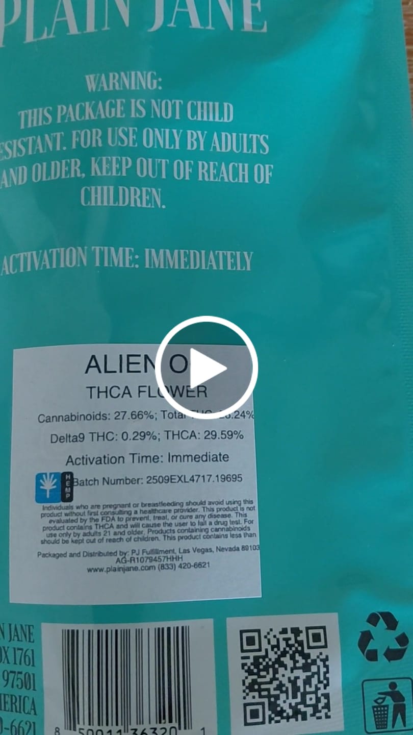 Customer video review of Alien OG (Indoor) - THCA Flower