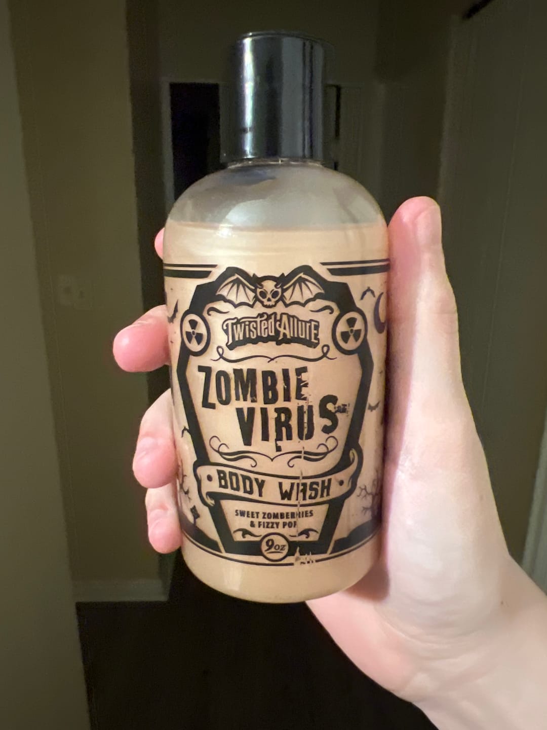 Customer photo review of Zombie Virus Body Wash