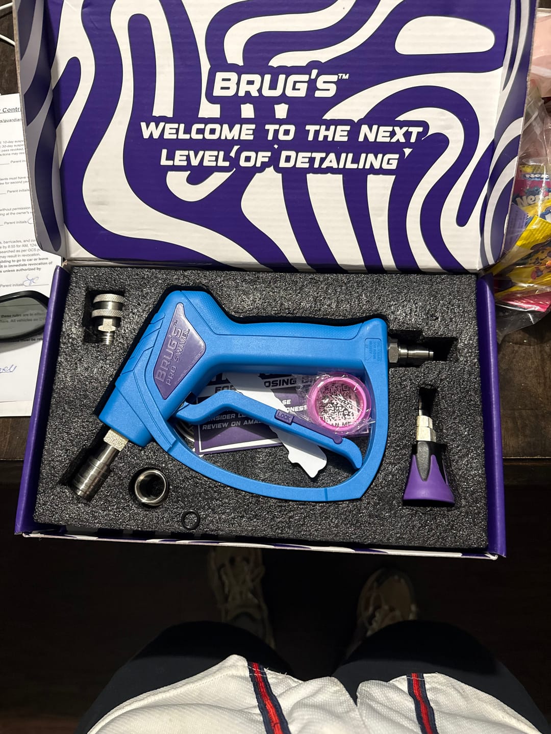 Customer photo review of Brug's® Pro Swivel Gun V2.0