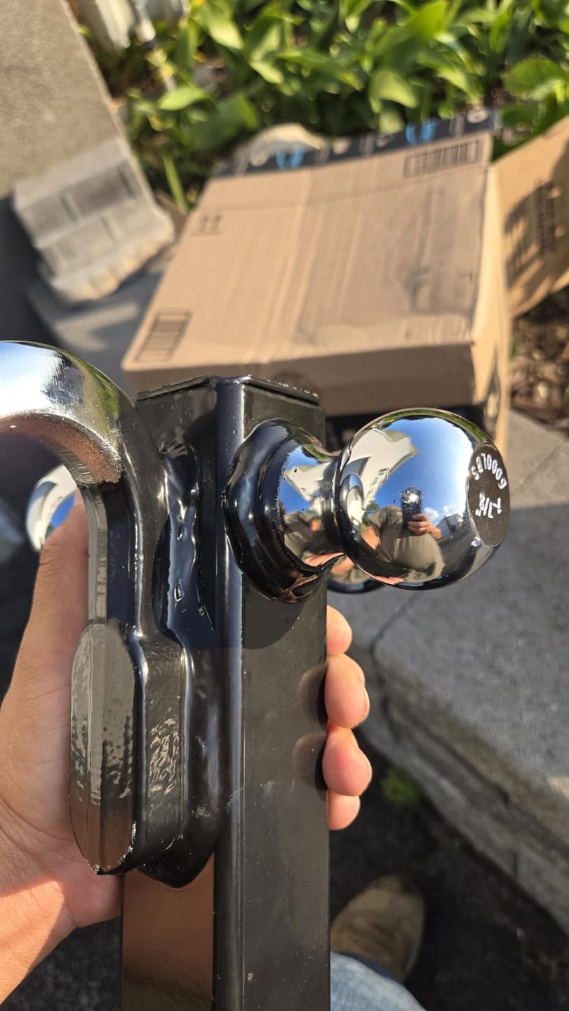 Customer photo review of TYT Tri-Ball Mount with Tow Hook