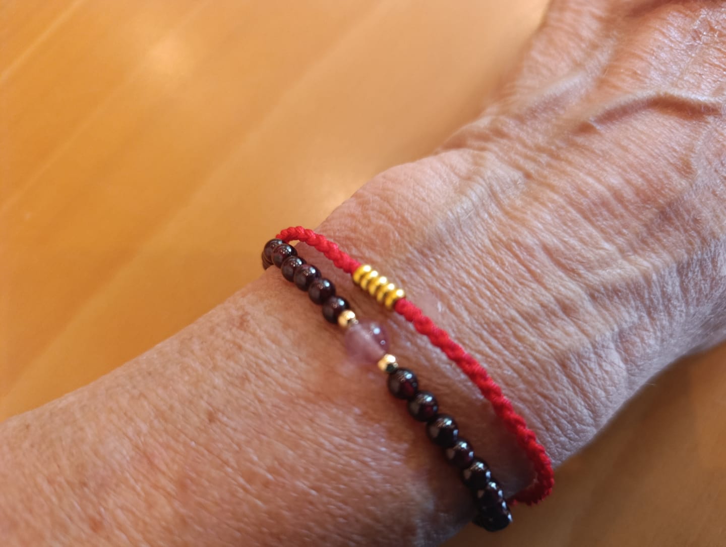 Customer photo review of Tibetisches Kraftarmband