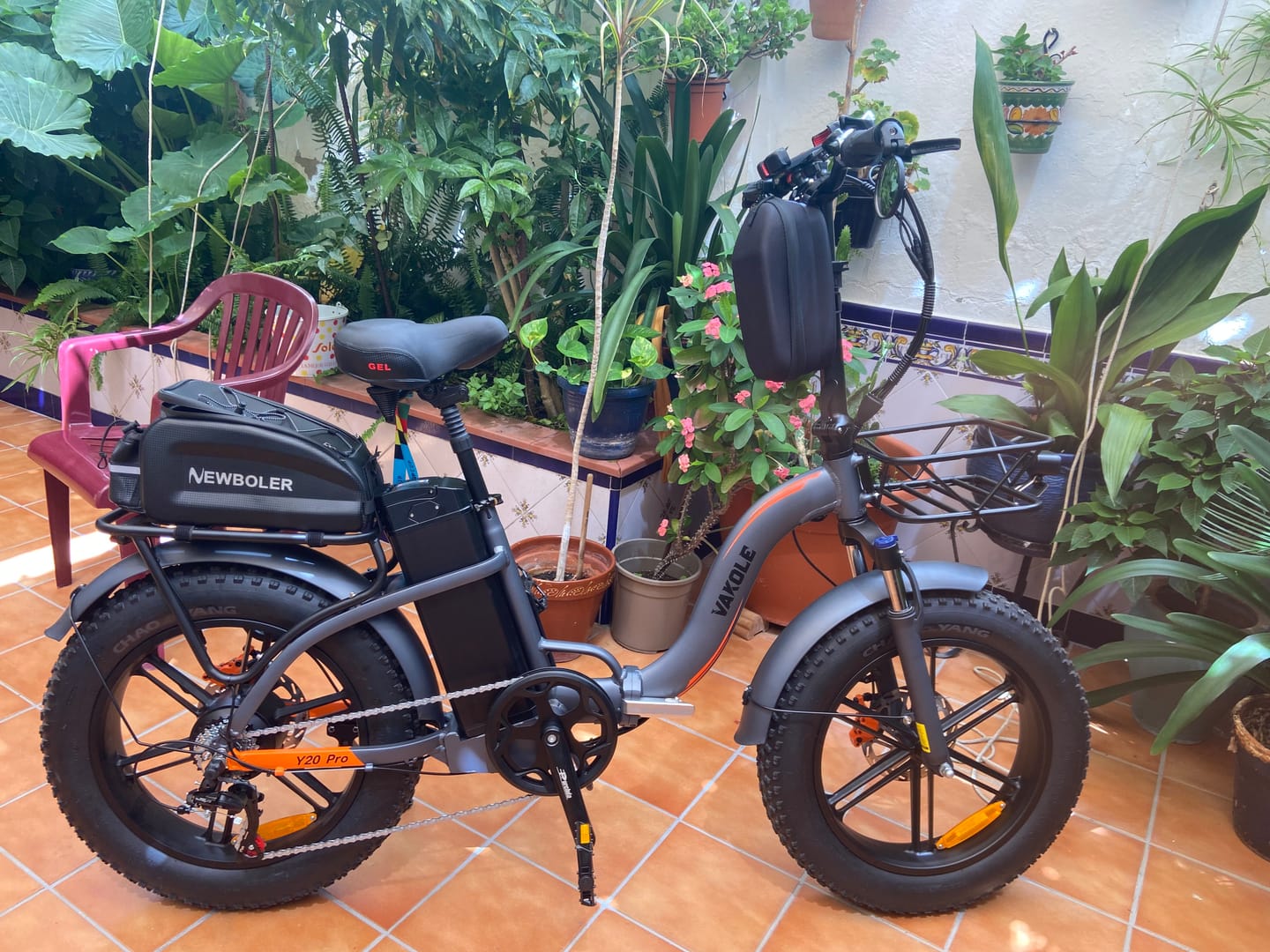 Customer photo review of Vakole Y20 Pro 20" Fat Bike 1440Wh Foldable Step-through E-bike 48V 30Ah Battery