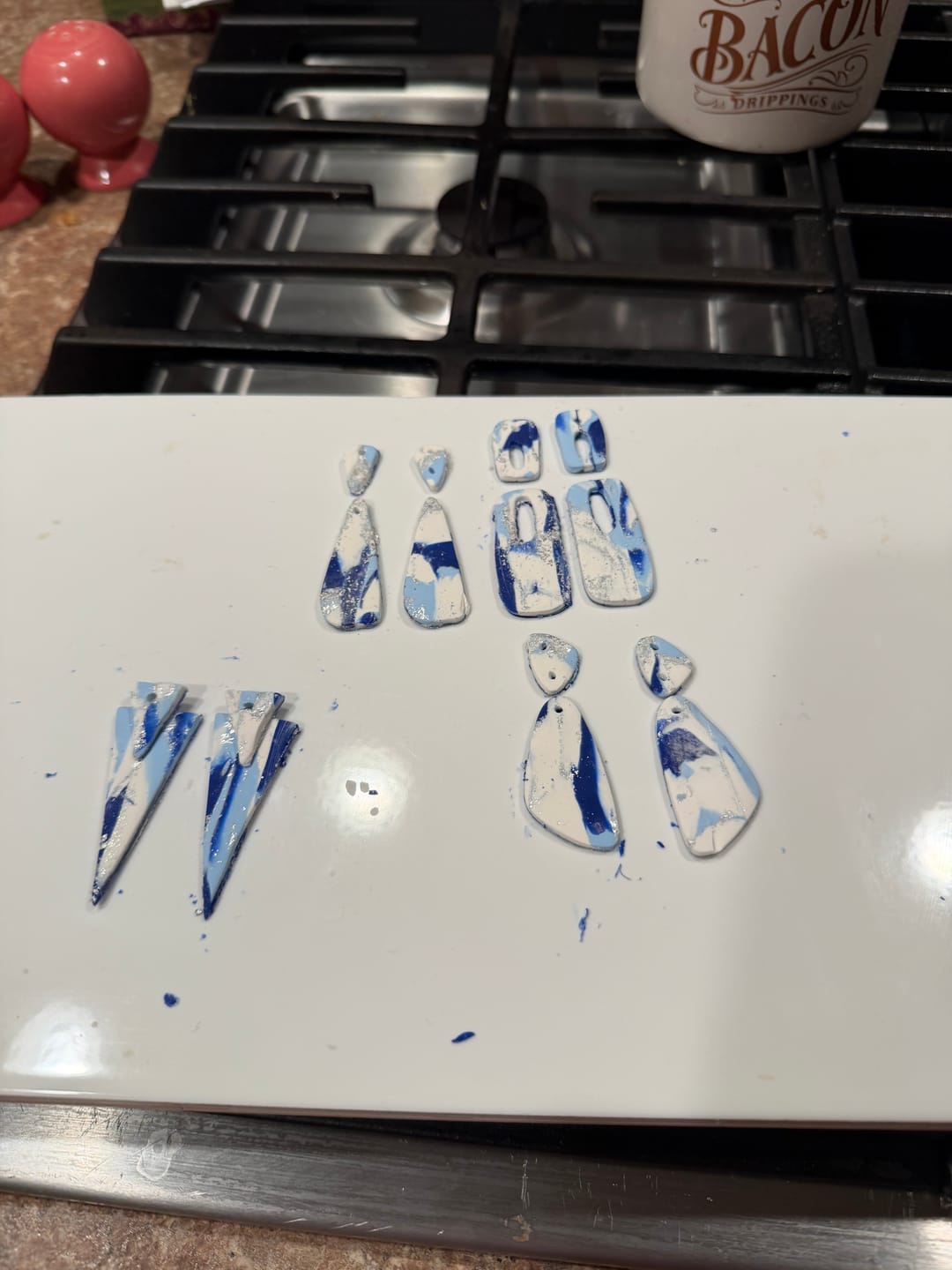 Customer photo review of Josie Mirrored Polymer Clay Cutter Set