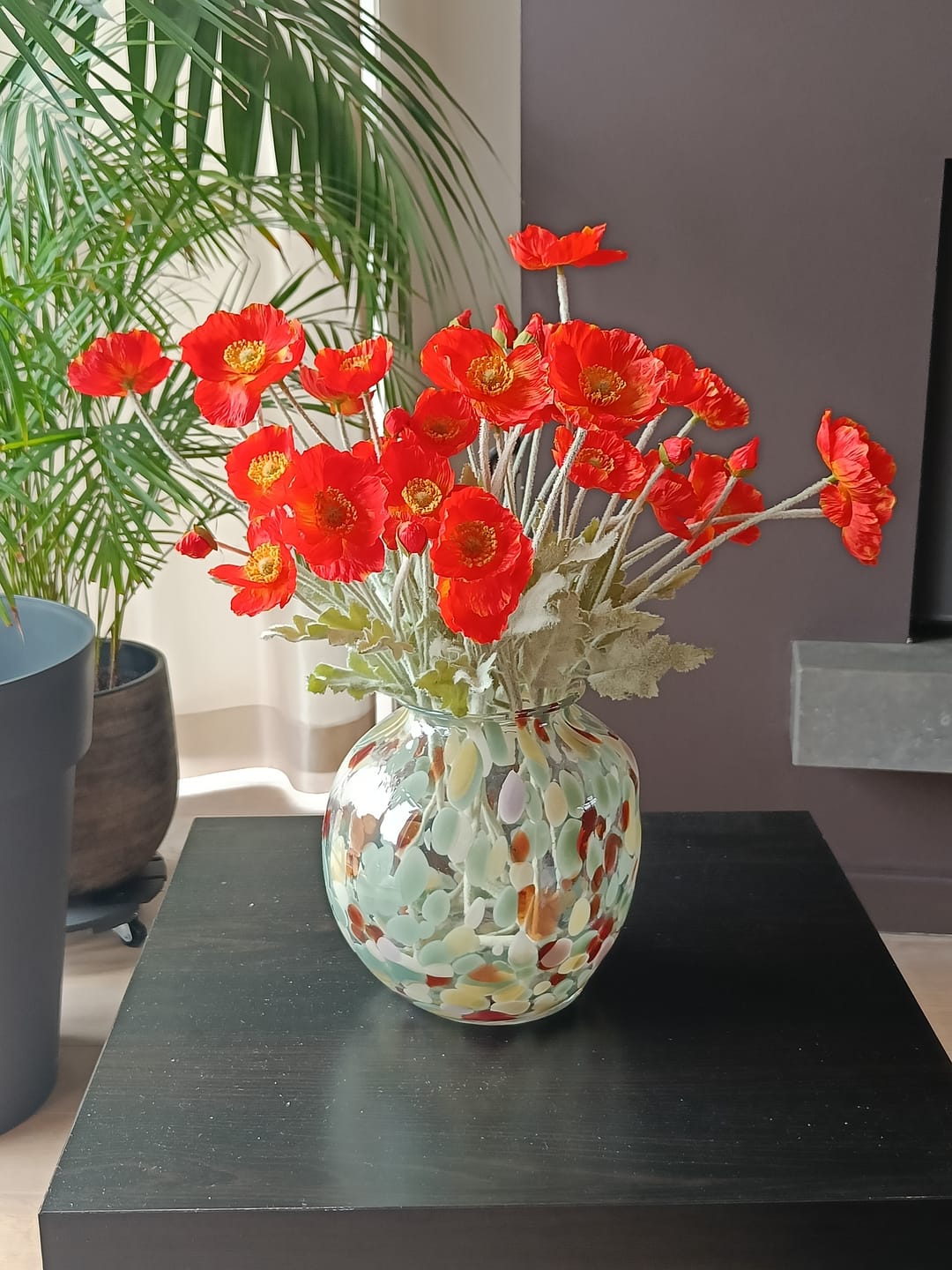 Customer photo review of Zijden Klaprozen - Oranje