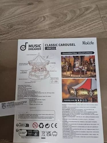 Customer photo review of Rolife Classic Carousel 3D Wooden Puzzle