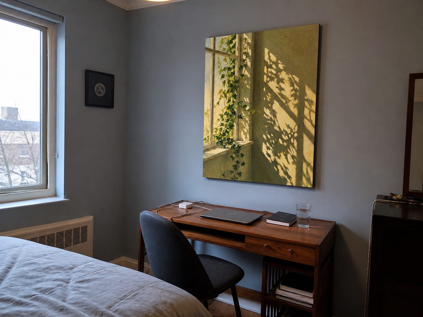 Customer photo review of Expressive Contemporary Art｜Ivy Window Light
