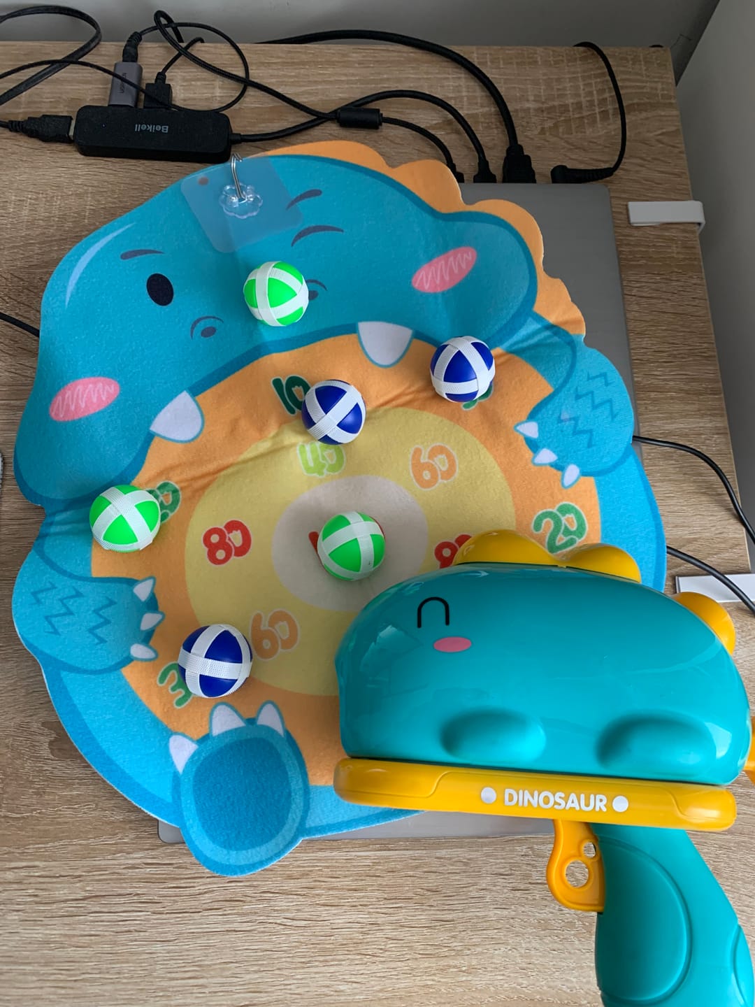Customer photo review of Lanzasaurio de Bolas KokoKids™