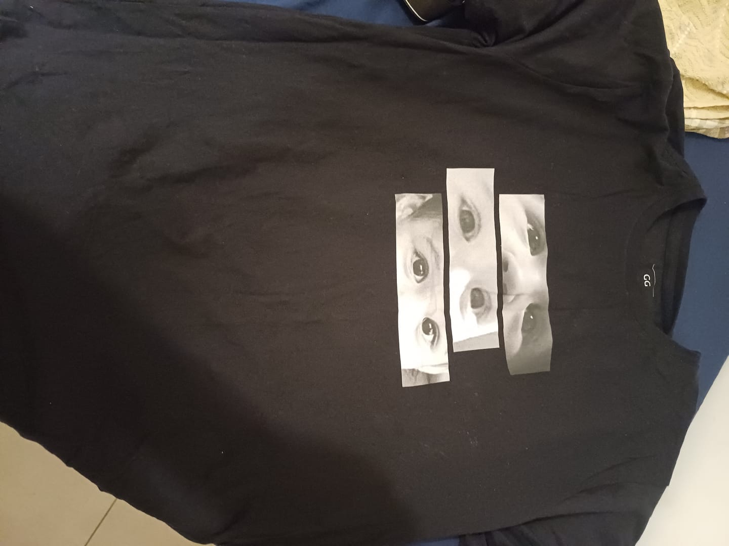Customer photo review of Camiseta Personalizada OLHARES DOS FILHOS (Até 6) - Algodão 100%