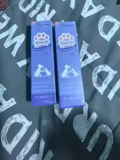 Customer photo review of Elimina el mal aliento de tu mascota en segundos 🐾