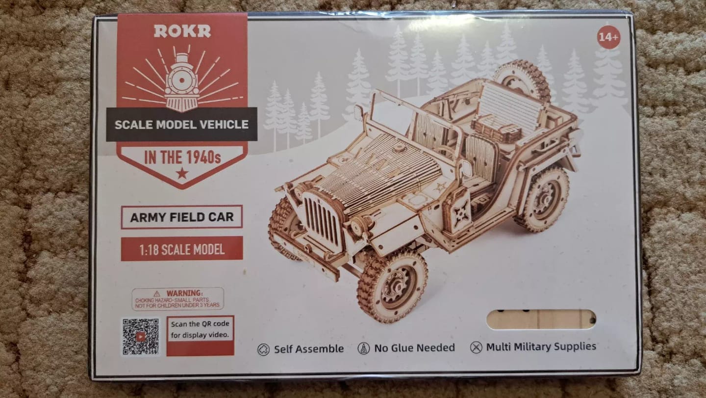 Customer photo review of Heavy Truck Scale Model 3D Wooden Puzzle