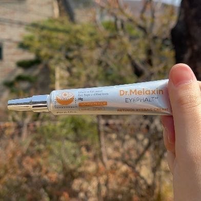 Customer photo review of Retinol Eyebag Cream