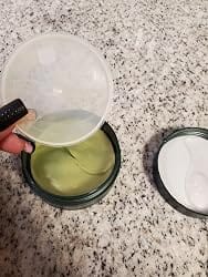 Customer photo review of AvoGlow™ Eye Patches