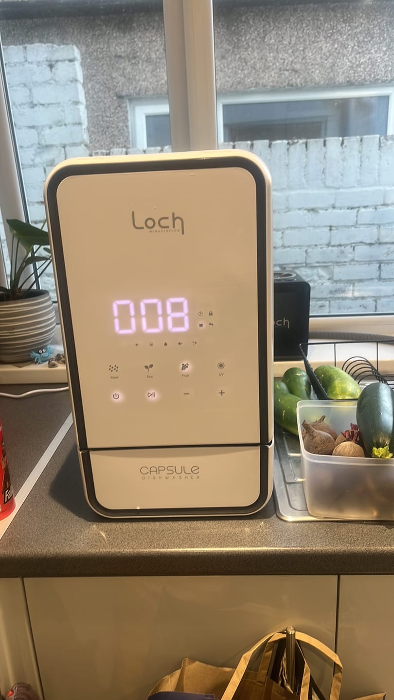 Customer photo review of Capsule Dishwasher