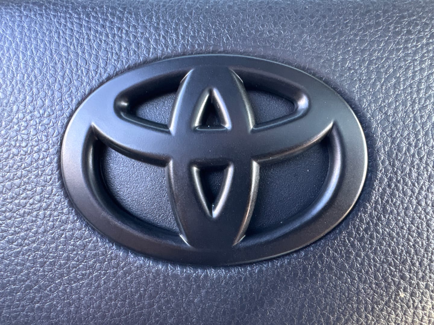 Customer photo review of Steering Wheel Emblem Overlay