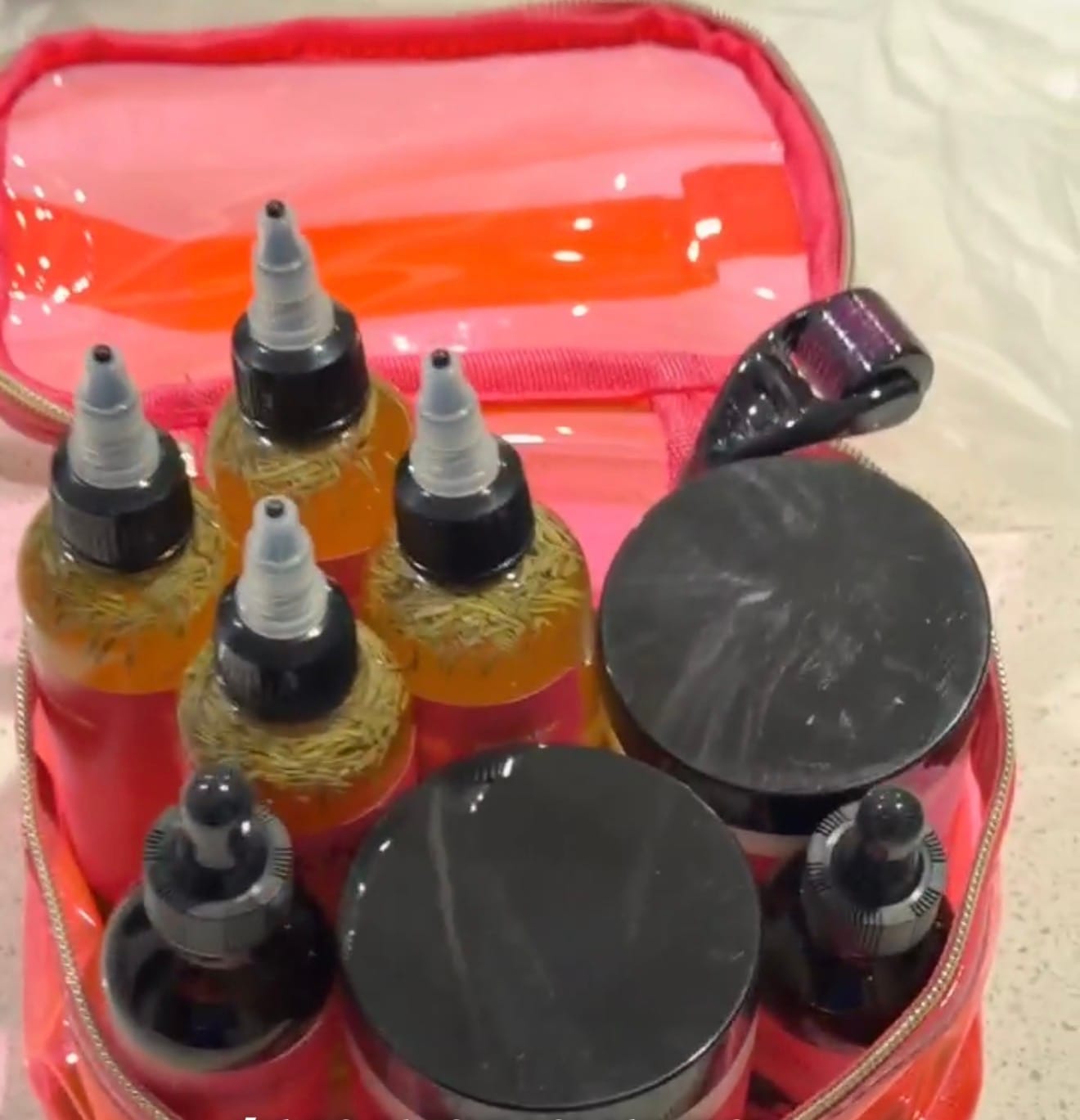 Customer photo review of Herbal Hair Growth Oil 2-in-1 Bundle