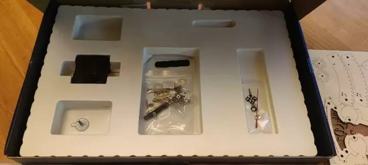 Customer photo review of ROKR Zodiac Wall Clock Mechanical Time Art Engine