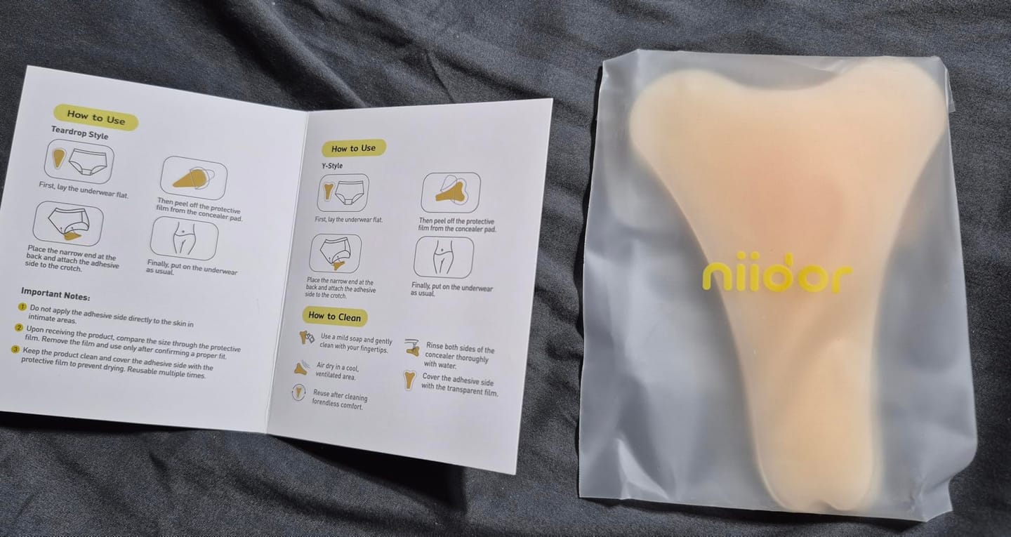 Customer photo review of Niidor Camel Toe Concealer