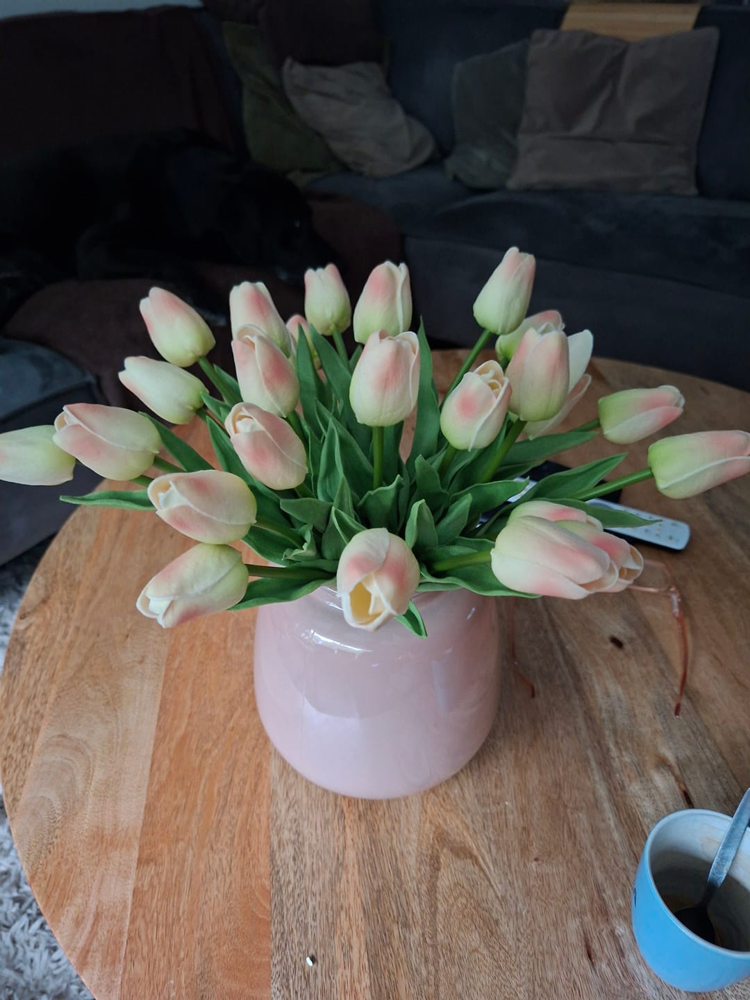 Customer photo review of Tulpen Boeket - Oud Roze (25 stengels)