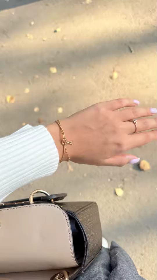 Customer photo review of Forever Entwined Initial Bracelet