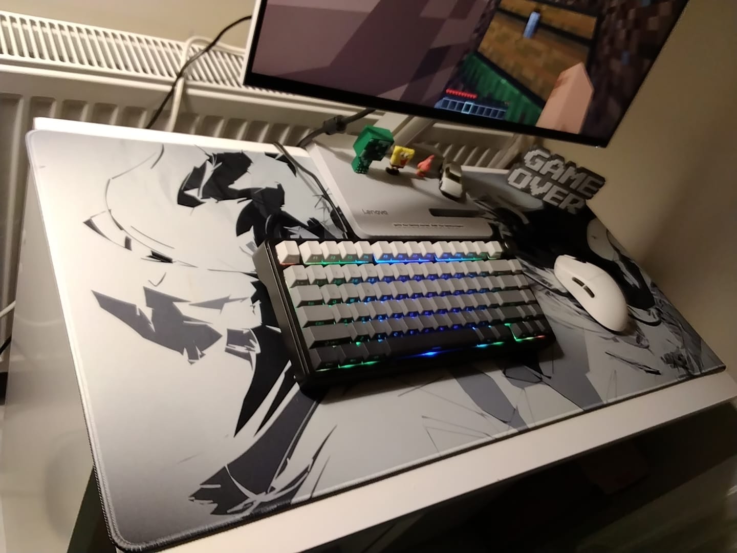 Customer photo review of Wraith Studio Daydream Deskmat