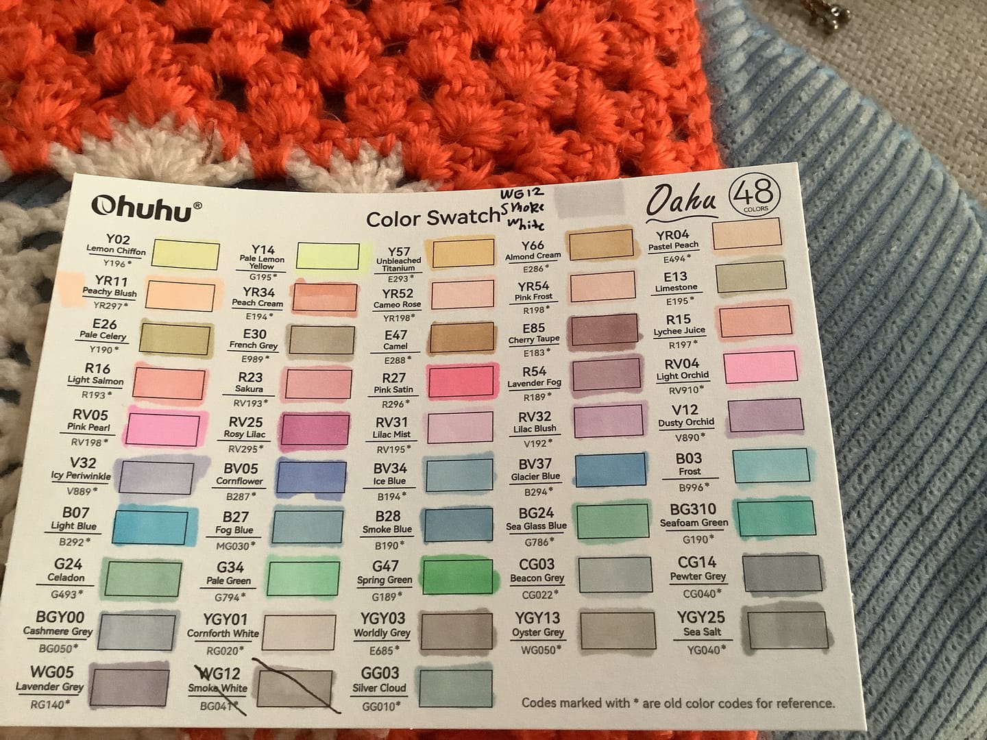 Customer photo review of Ohuhu Oahu 48 Pastel Colors Dual Tips Alcohol Art Markers, Fine & Chisel (New Color Codes)