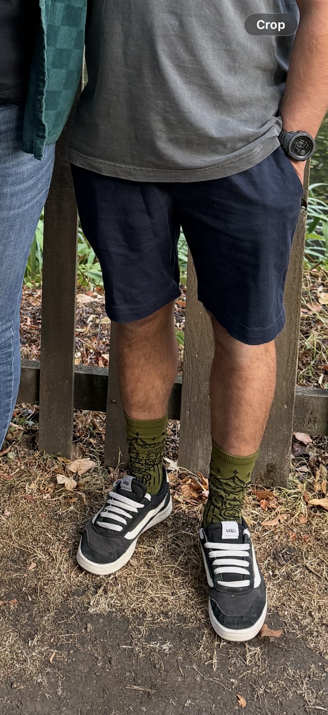 Customer photo review of 3 Pack | Lucky Dip | Compression Shred Socks