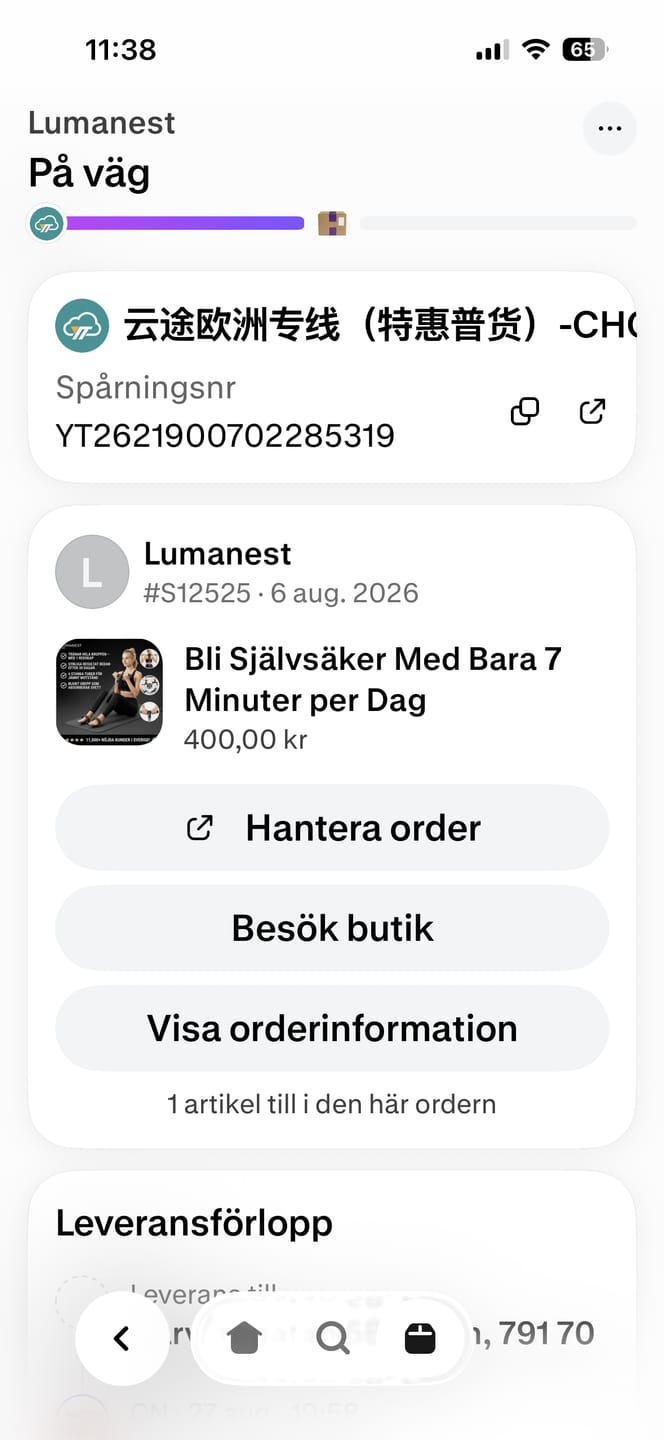Customer photo review of Träningsprogrammet som Får dig Vilja Träna!