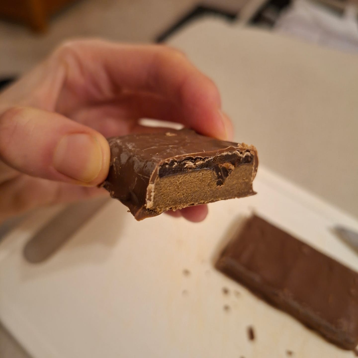 Customer photo review of BAREBELLS Vegan Fudge Brownie