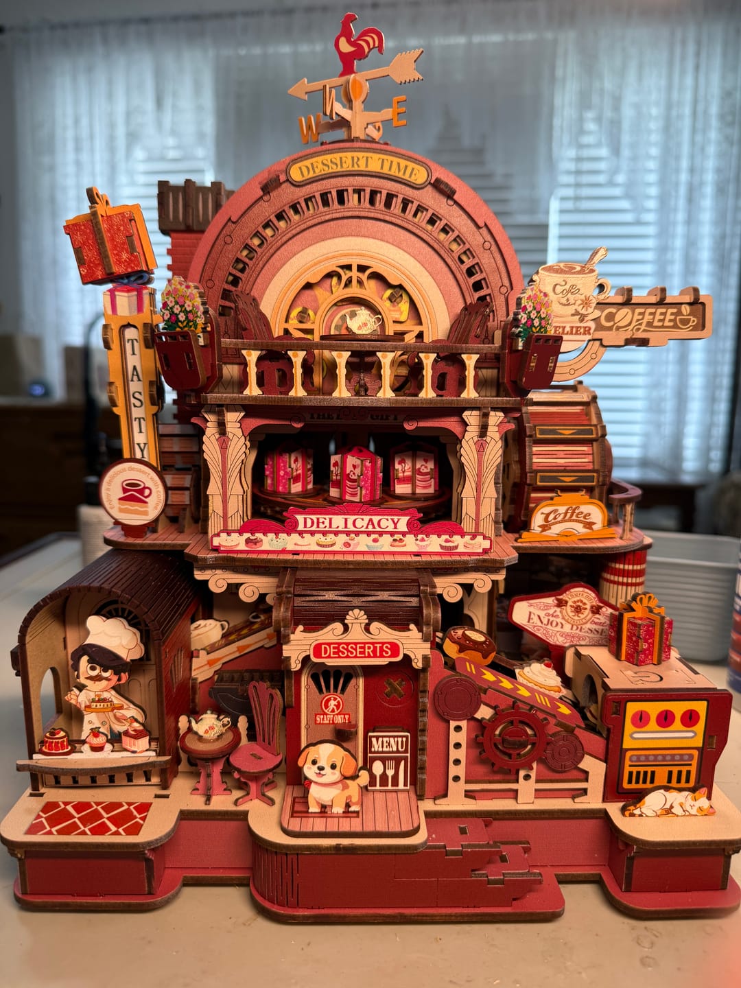 Customer photo review of Dessert Time Music Box Wooden Puzzle
