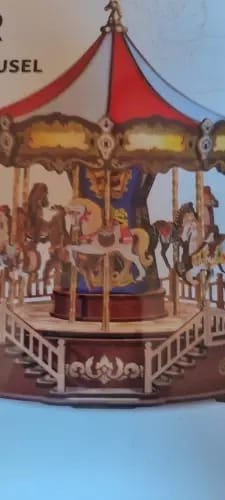 Customer photo review of Rolife Classic Carousel 3D Wooden Puzzle