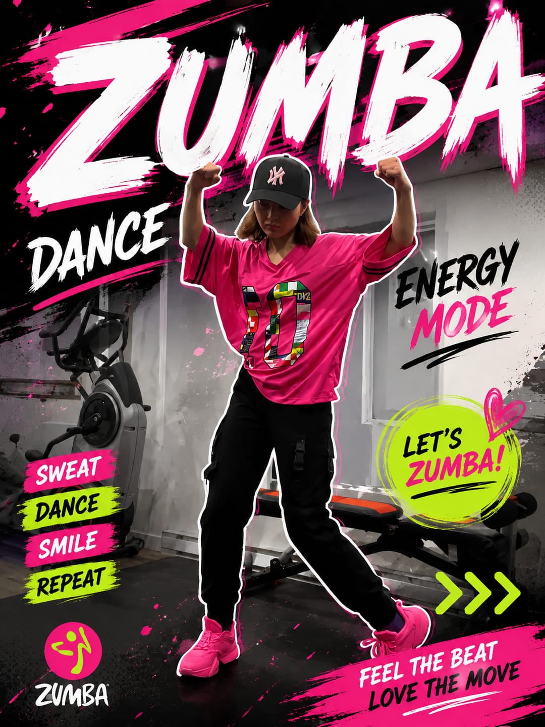 Customer photo review of Zumba Air Stomp Remix - Pink