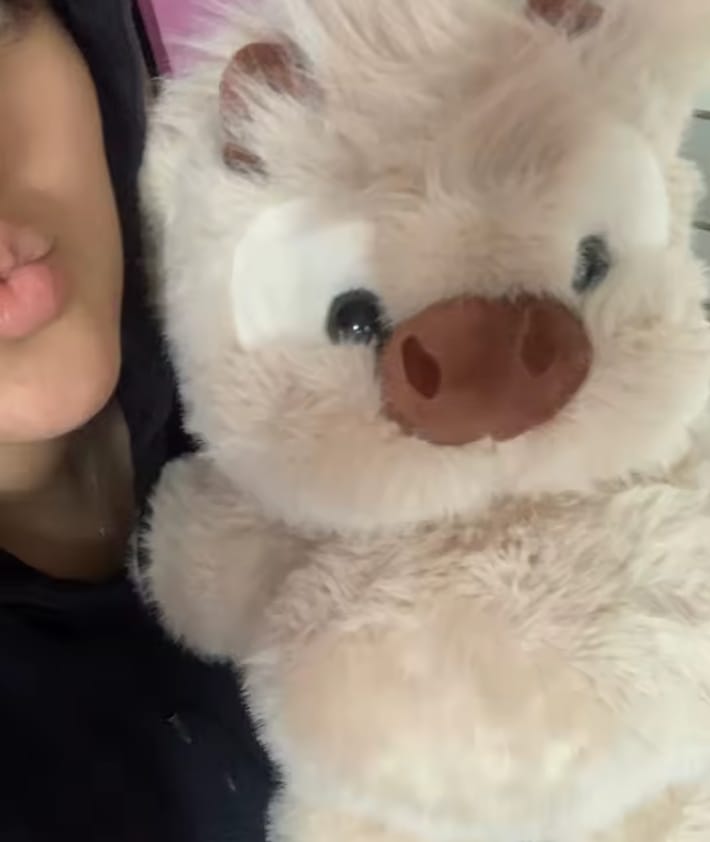 Customer photo review of Salla-Gör Hareketli Peluş - Beyaz İnek