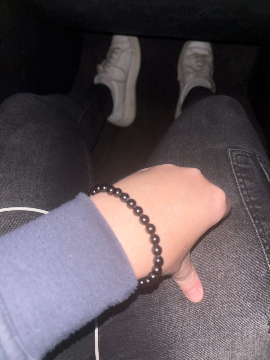 Customer photo review of Bracelet Tourmaline Noire 6mm