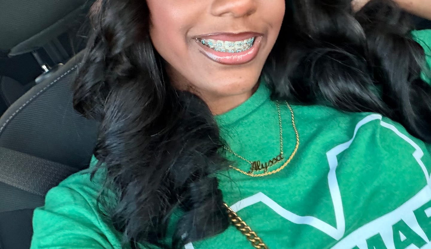 Customer photo review of Custom Name Necklace
