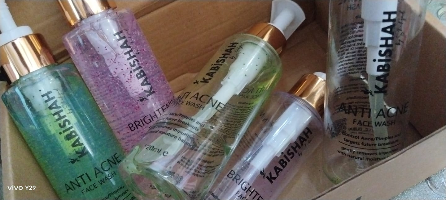 Customer photo review of Face Wash Bundle: Clear & Bright Face Fusion