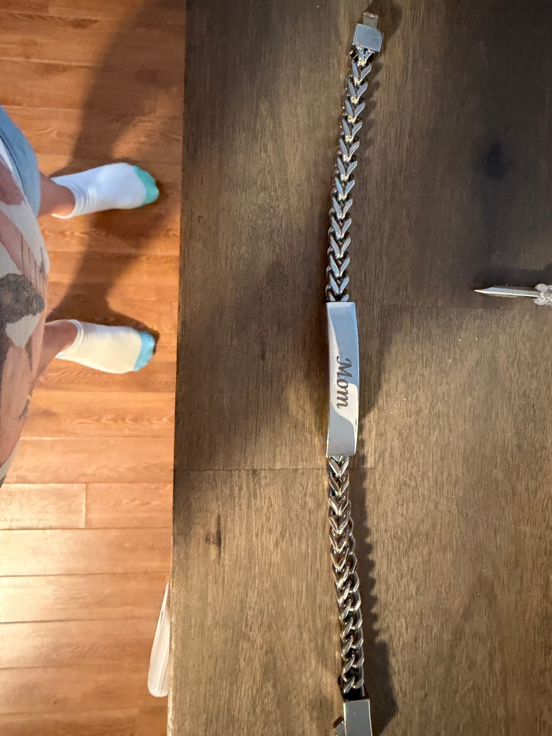 Customer photo review of Franco Link ID Urn Bracelet | 6MM