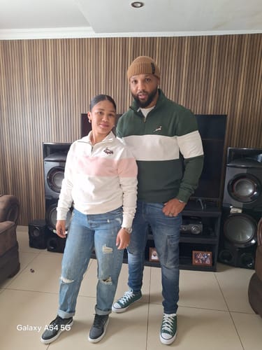 Customer photo review of Springboks Classic Hoop Quarter Zip-OS Green