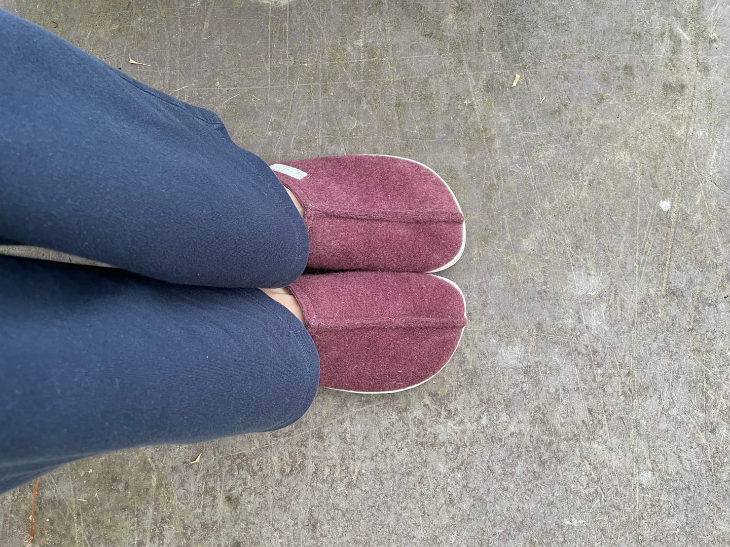 Customer photo review of Vaistoa Toive | Felt Barefoot Slippers