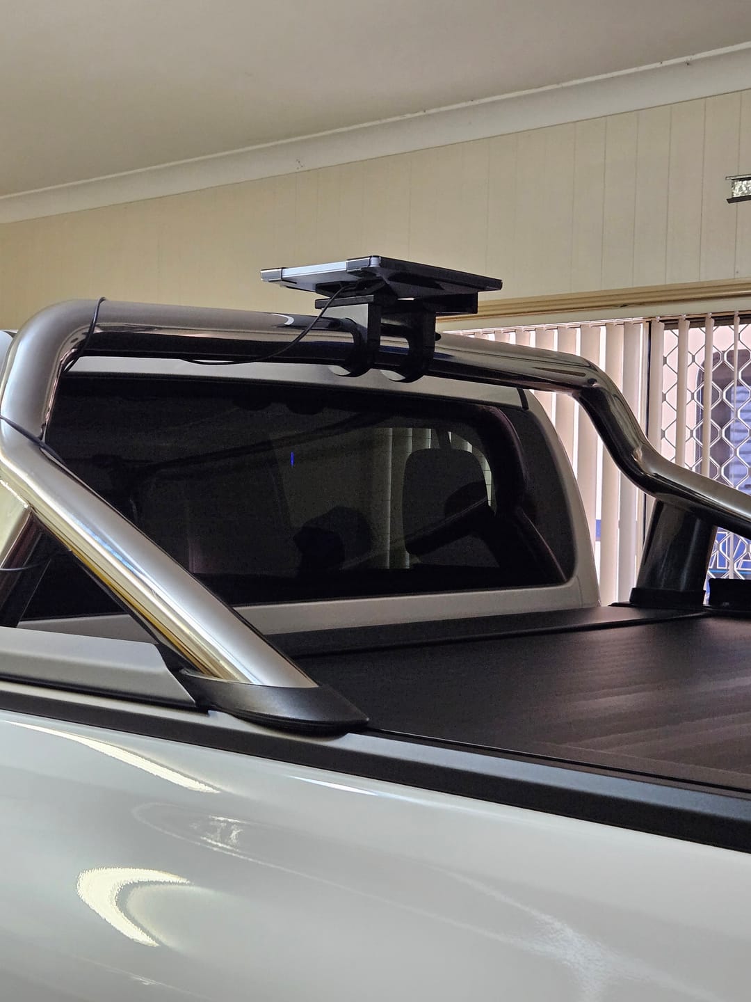 Customer photo review of Outcamp Sports Bar Ute Mount for Starlink Mini | 4WD & 4x4 | Australia