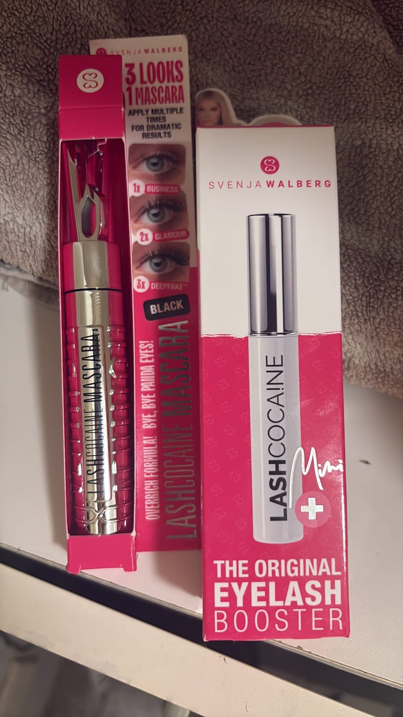 Customer photo review of LASHCOCA!NE MINI PLUS + LASHCOCA!NE MASCARA BLACK