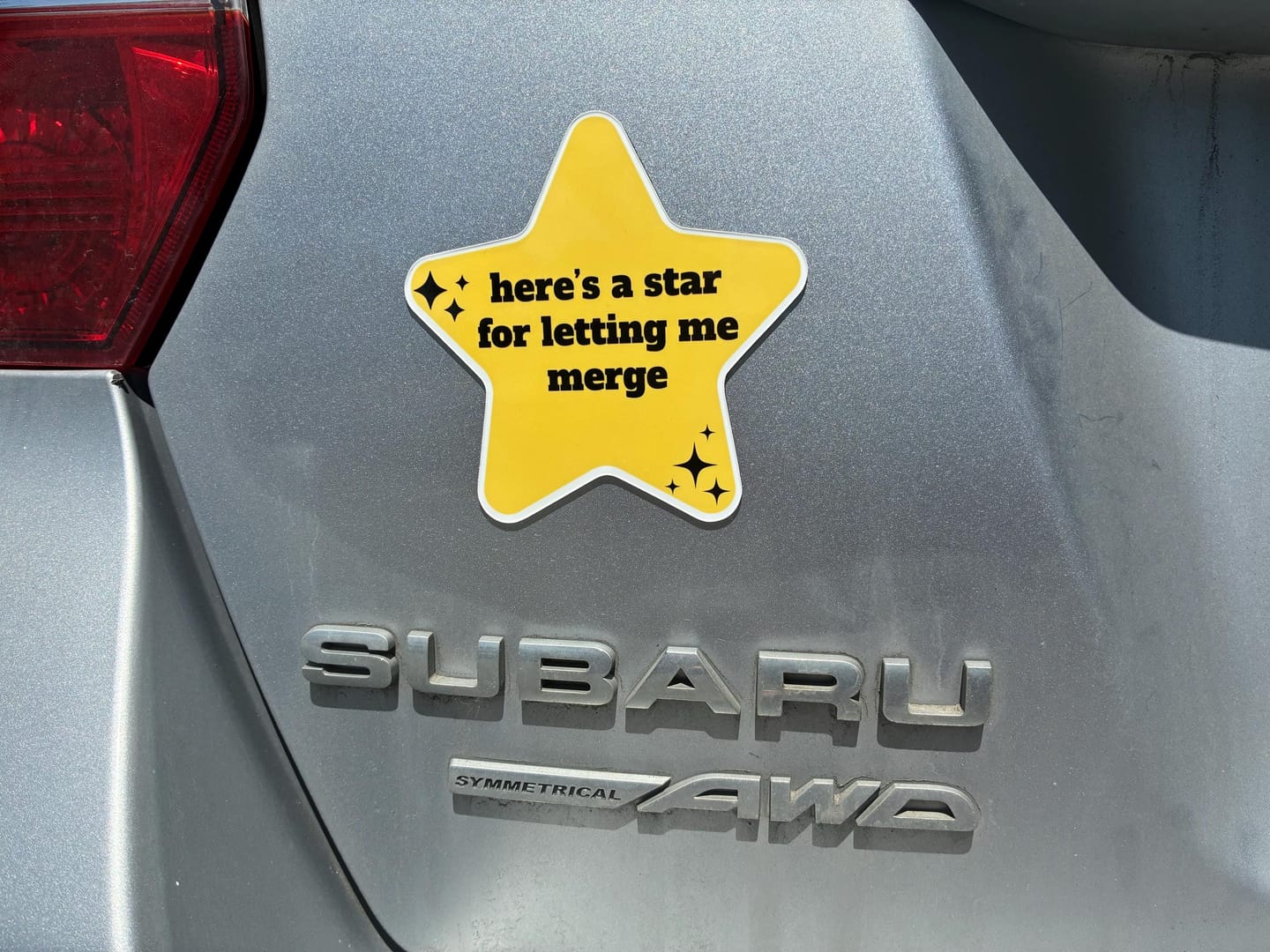 Customer photo review of Here's a star for letting me merge