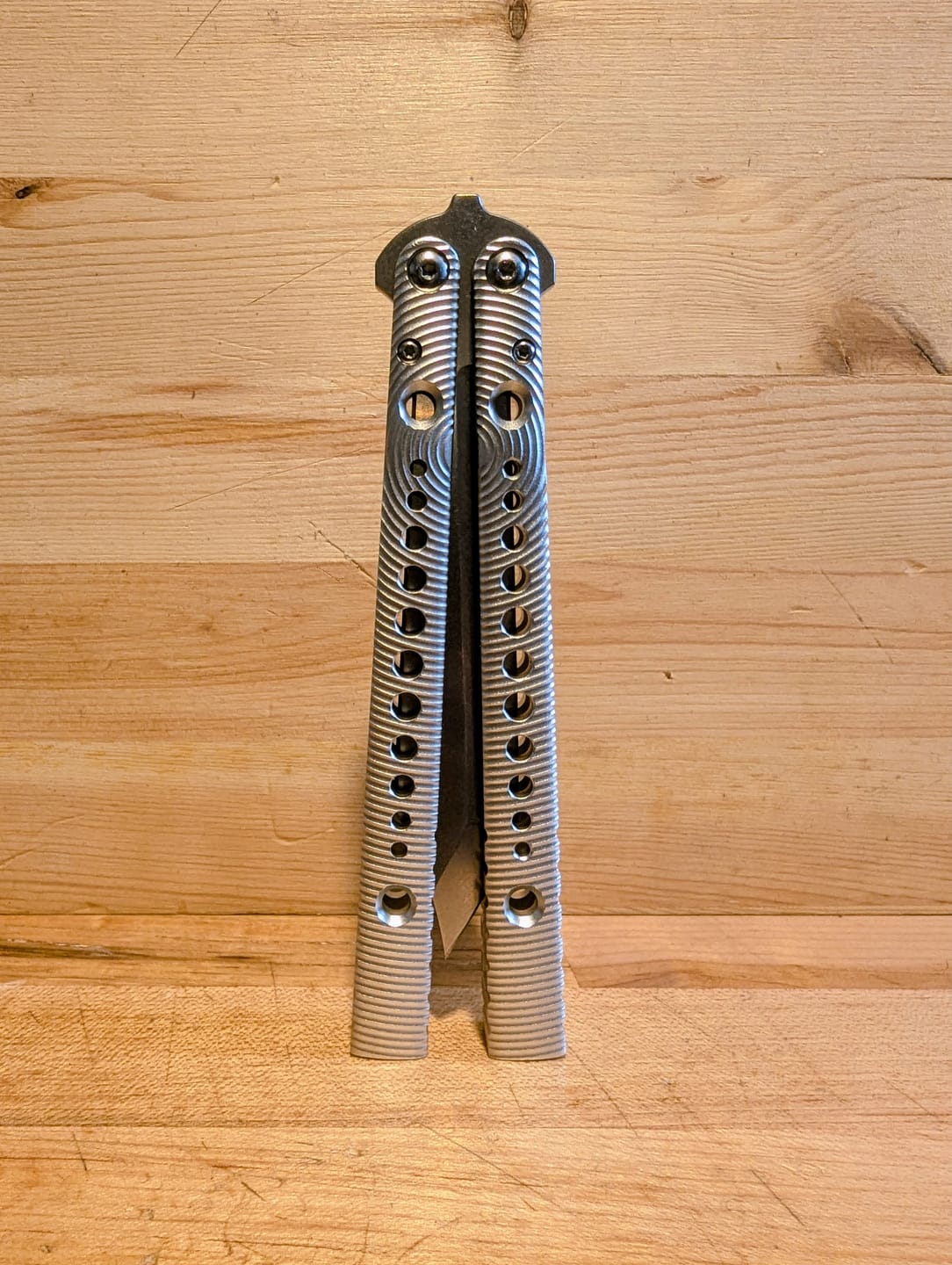 Customer photo review of titus BRS REP chrep clone Aluminum alloy handle stainless steel blade Bushing