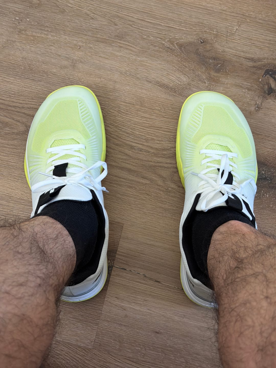 Customer photo review of CUURT Momentum - Wide Toe Box Court Shoes (Unisex)