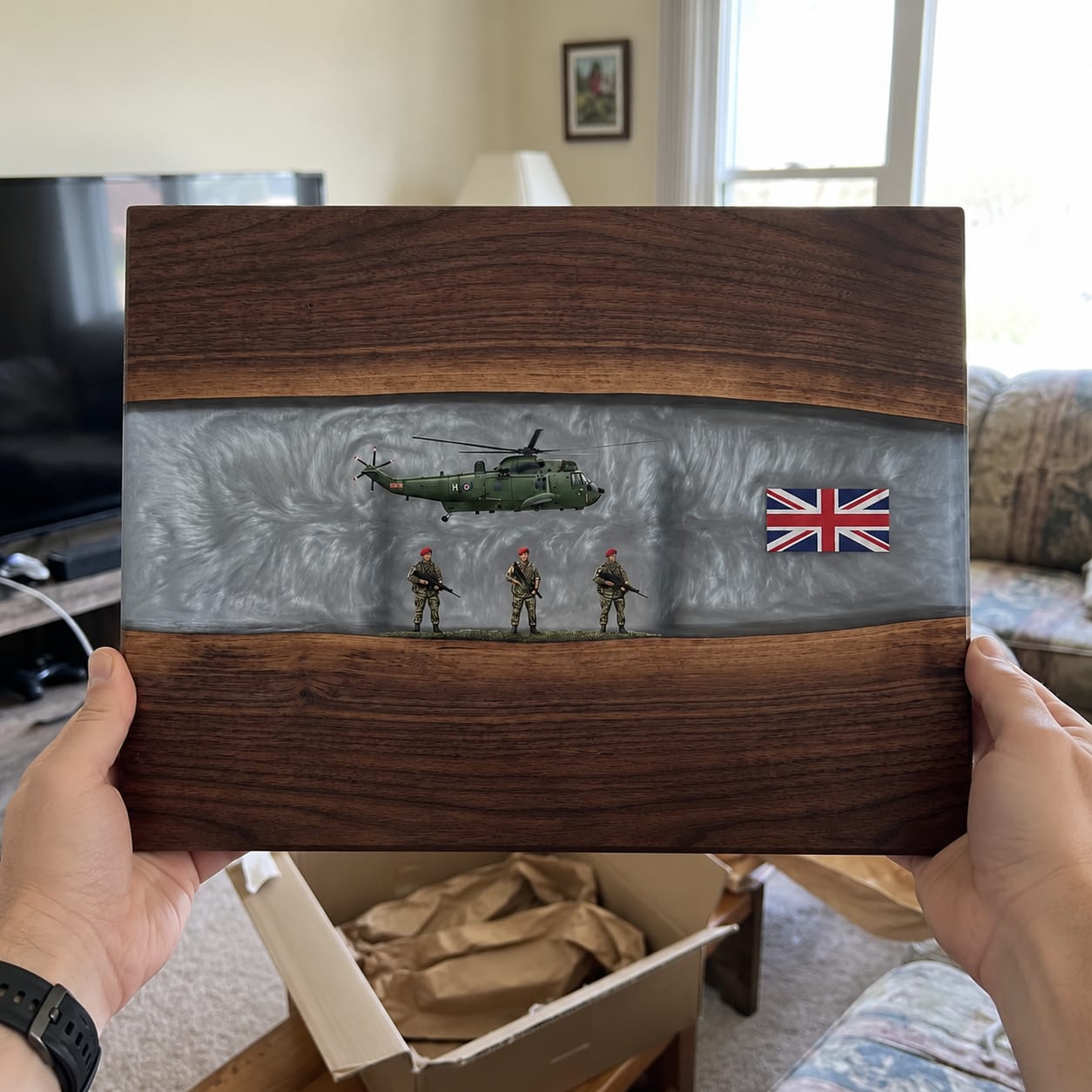 Customer photo review of UK Military Cutting Boards
