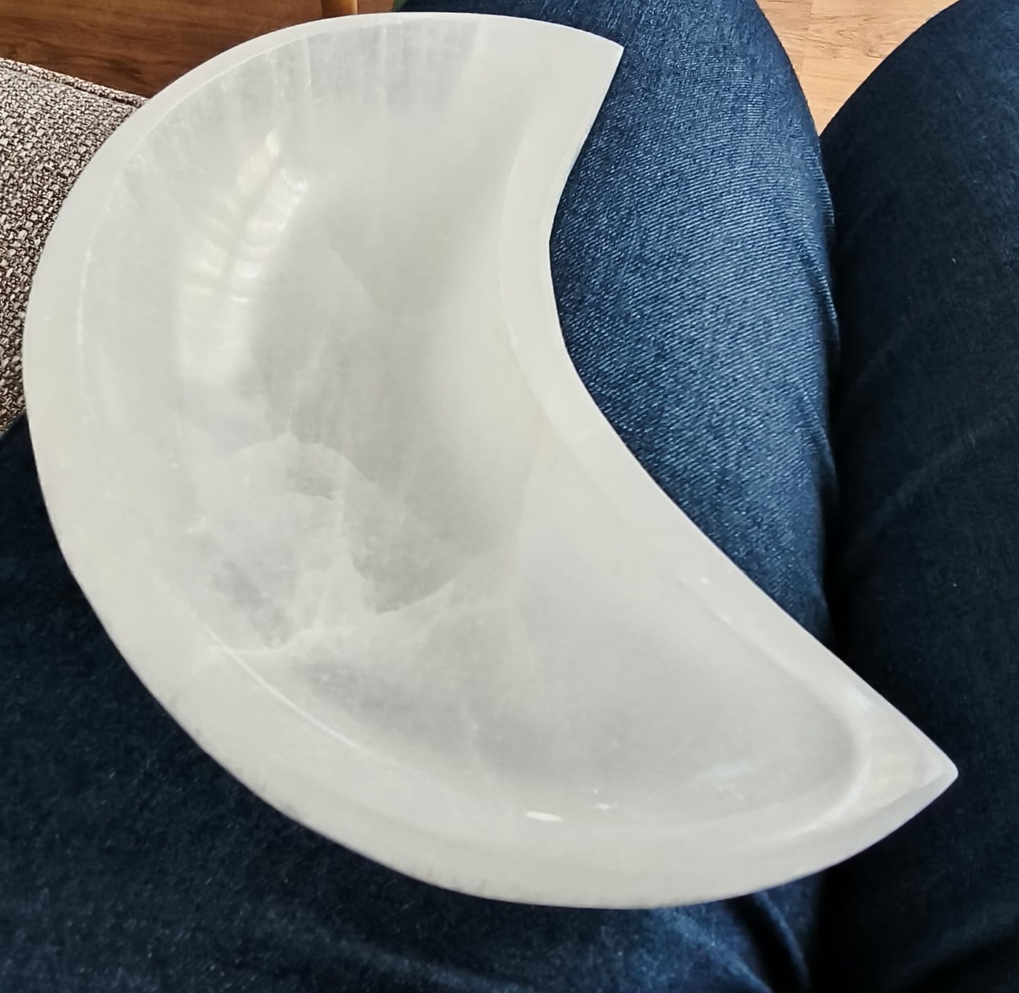 Customer photo review of Bol de Selenita Luna Grande | Bienestar - Tranquilidad