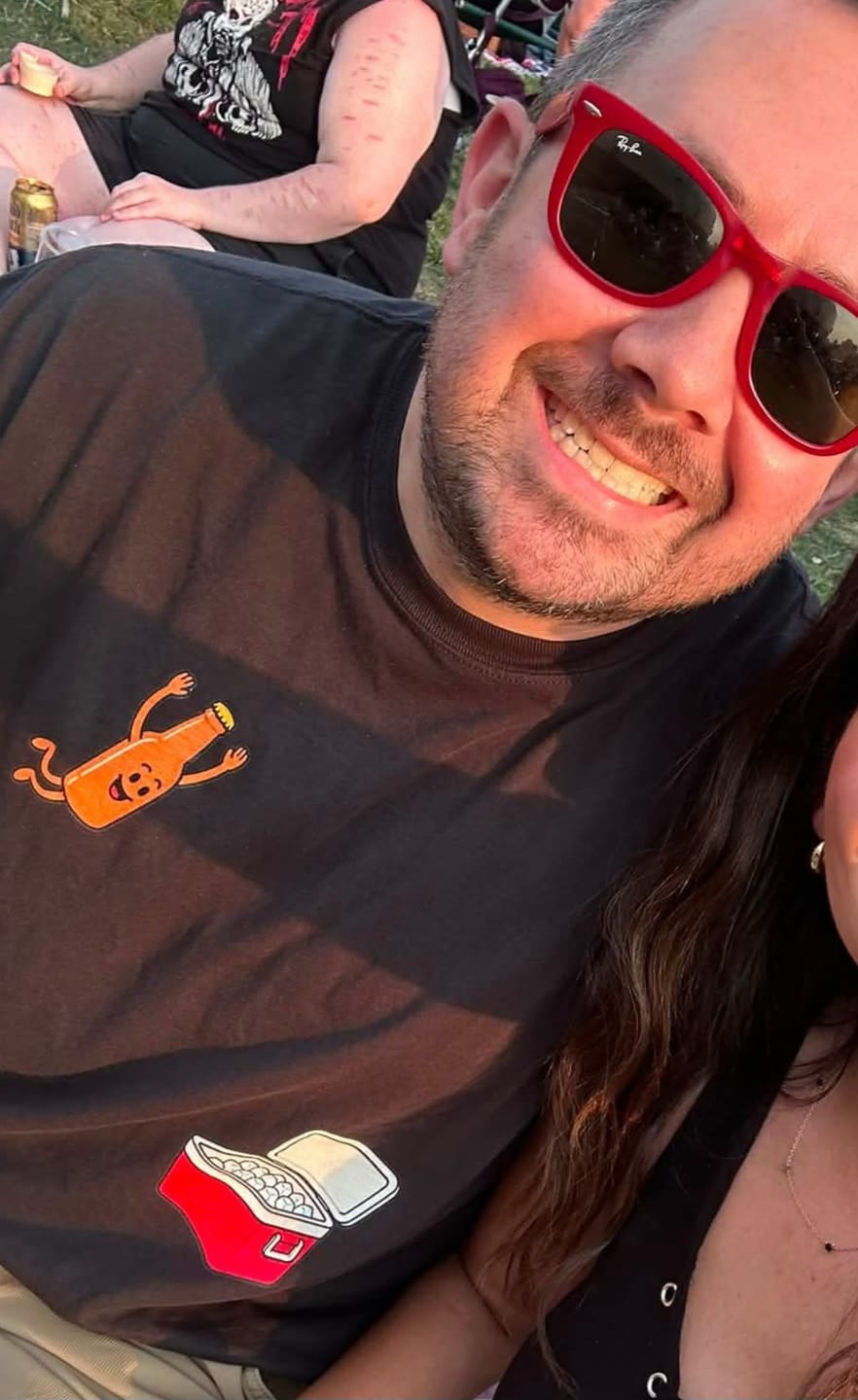 Customer photo review of Beer Dive — Premium Tee