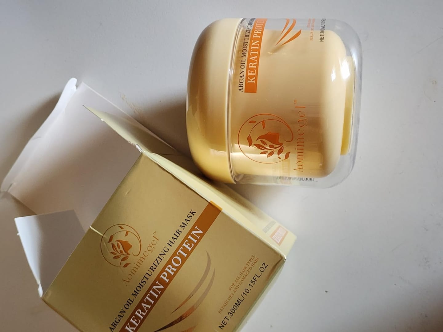 Customer photo review of Mascarilla Capilar Reparación Intensiva